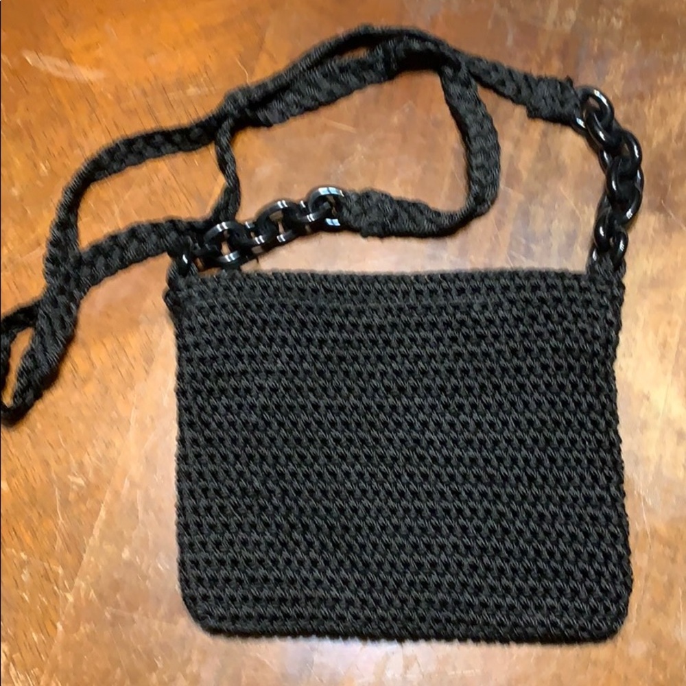 Small crochet type rayon purse
